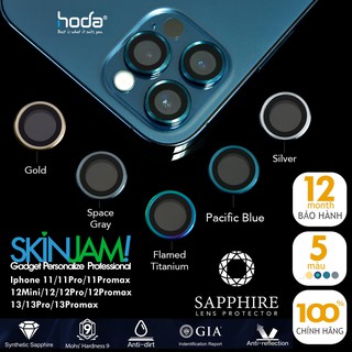 Ốp Viền Kính Cao Cấp Bảo Vệ Camera Hoda Sapphire IP 15/ 15Pro/ 15Plus/ 15Promax/14 /14Pro/ 13Promax / 12 Pro Max / 12Pro