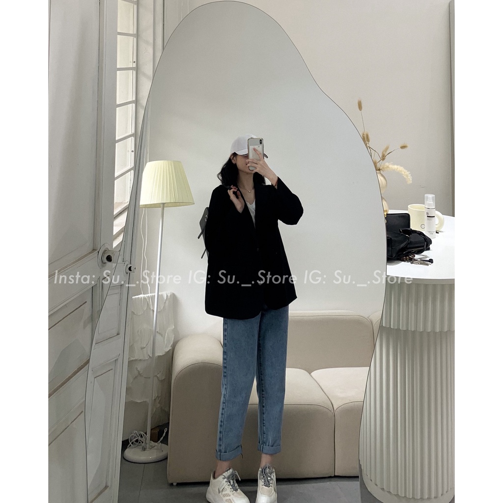 Áo blazer trơn 2 túi trước A1902 SUSTORE