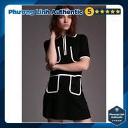 Set áo len S & chân váy len XS viền trắng Zara Auth New Tag có sẵn 6254/230 6254/233 6254230 6254233