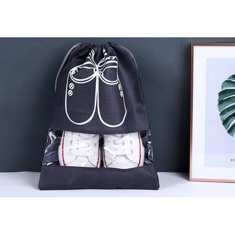 Túi Đựng Giày Hoạ Tiết Chống Bẩn Đi Du Lịch Tiện Lợi