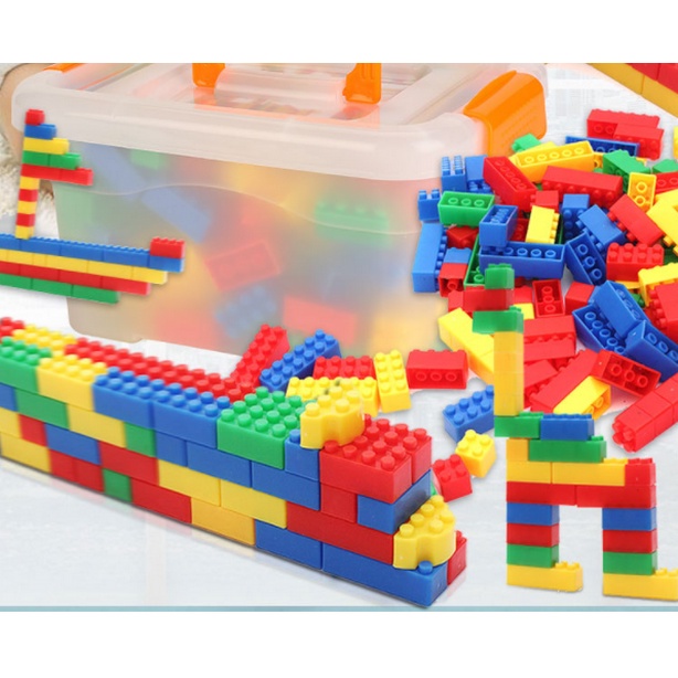 Khối xếp hình gạch lego DUPLO hàng cực đẹp - Nhựa ABS - Bán theo Kg (360-430 mảnh)