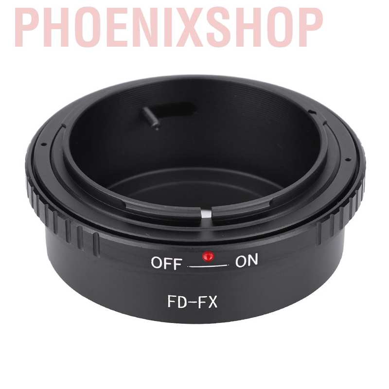 Phoenixshop Metal Manual Focus Lens Adapter Ring for Canon FD to Fit Fuji FX Mount Camera