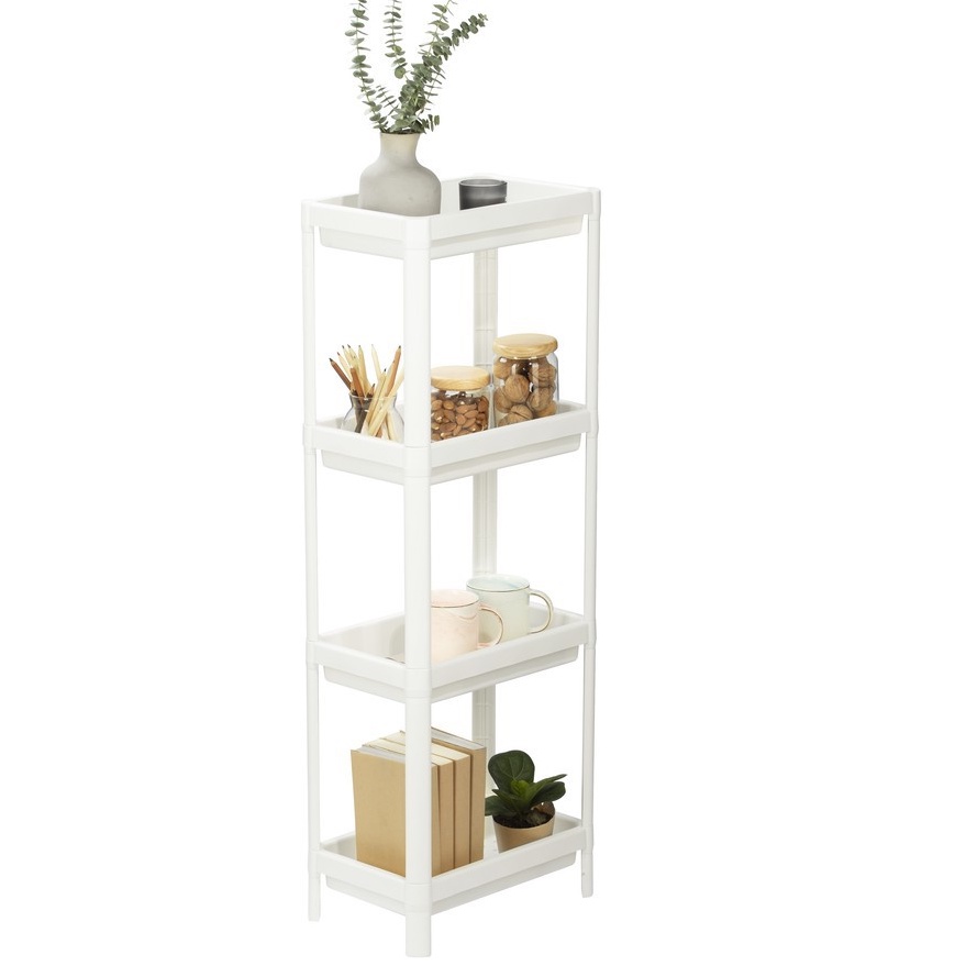 Kệ Đa Năng 4 Tầng Inochi Nhựa Dùng Để Đựng Gia Vị Nhà Bếp Đựng Đồ Thực Phẩm Hoặc Làm Giá Để Đồ Nhà Tắm Phòng Ngủ