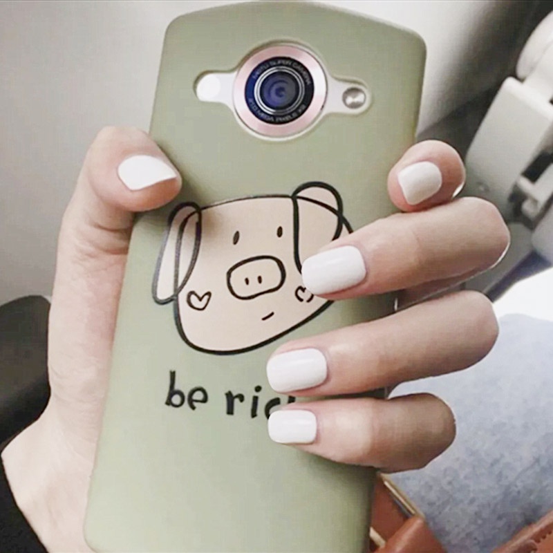 [Hàng mới về] Set 24 Móng Tay Giả Màu Đen Họa Tiết Rắn Thời Trang