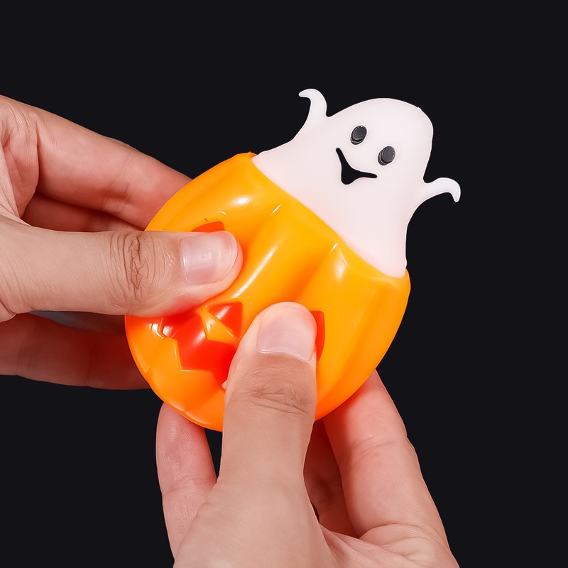 Bóng Nhảy Đồ Chơi Giảm Căng Thẳng Hình Bí Ngô Halloween