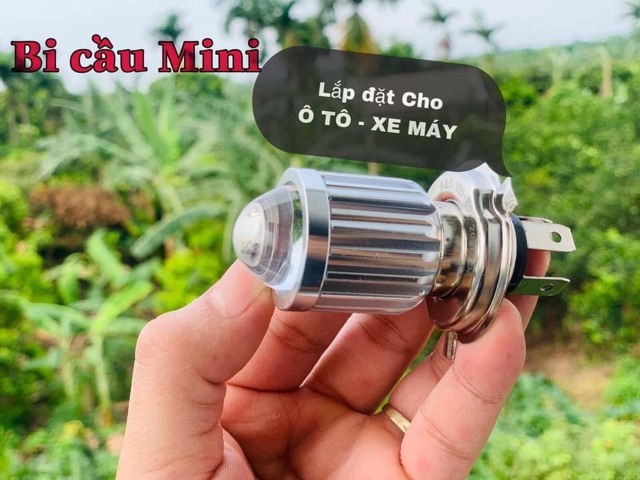 led h4 , M5 bi cầu mini cos vàng pha trắng