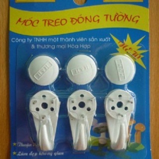Vỉ móc treo tường đóng đinh