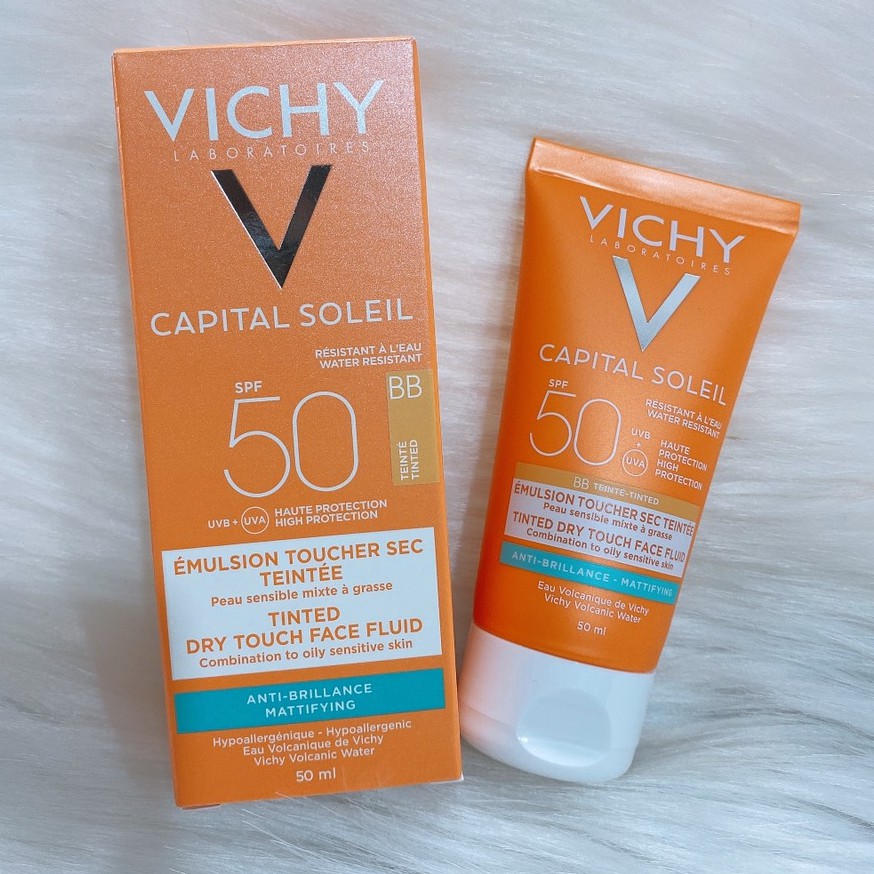 Kem chống nắng có màu Vichy Capital Soleil BB Teint SPF50+ ( Mẫu Mới )