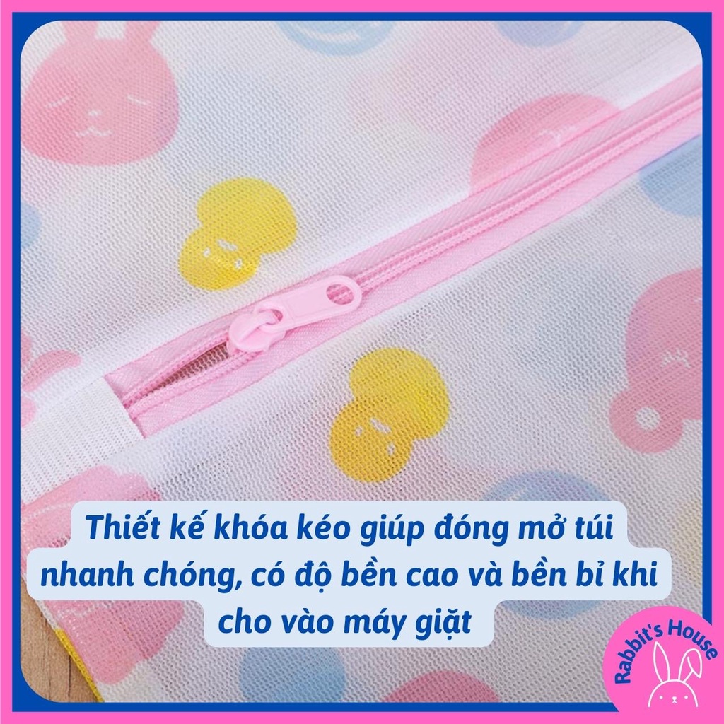 Set 5 túi lưới giặt đồ cho máy giặt, túi đựng quần áo máy giặt hàng cao cấp