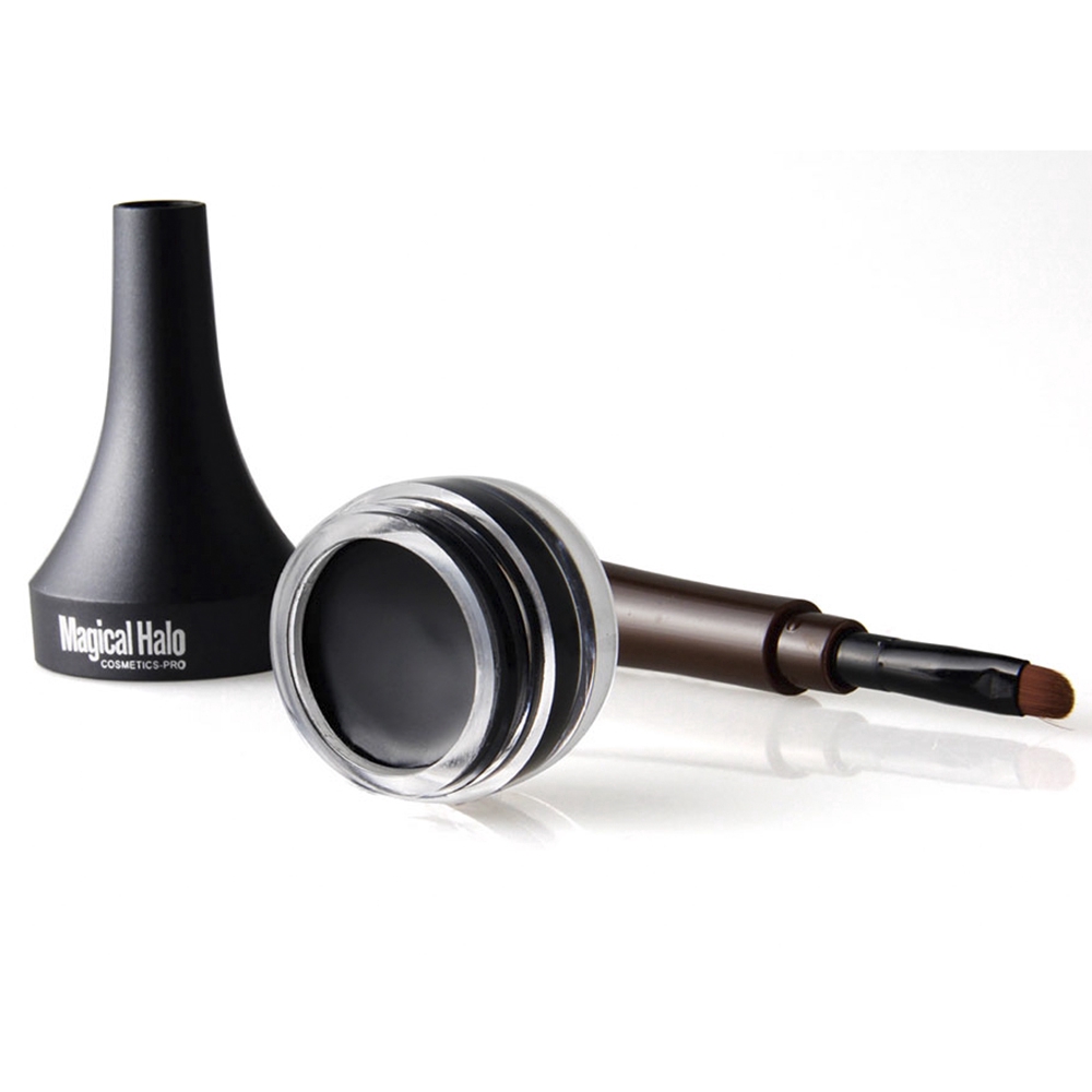 Gel kẻ mắt mềm mượt lâu trôi chống thấm nước màu nâu/đen