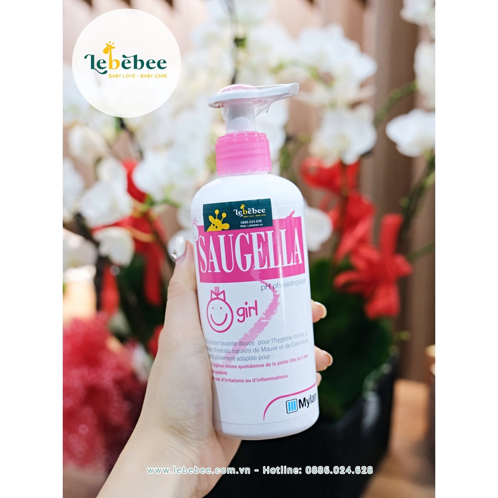 Dung dich vệ sinh bé gái Saugella (Pháp)