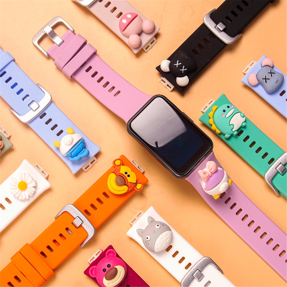 Dây Đeo Silicone Thay Thế Cho Đồng Hồ Thông Minh Huawei Watch Fit 2 / 1