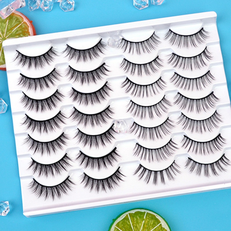 10 / 14 Cặp Lông Mi Giả Mềm Mại Và Dày Tự Nhiên YOUYO