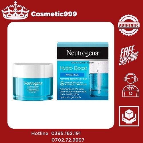 Kem Dưỡng Ẩm Neutrogena, kem dưỡng da Hydro Boost Water Gel 48g chính hãng dành cho da dầu Cosmetic999
