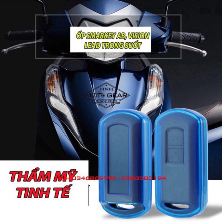 Bọc Smartkey Trong Suốt Cho Honda Air Blade , Lead , Vision