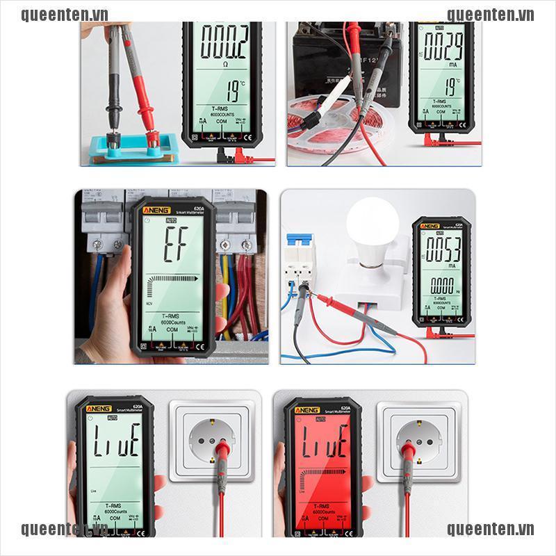 ANENG 620A Digital Smart Multimeter Testers 6000 Counts True Capacitance Meter QUVN