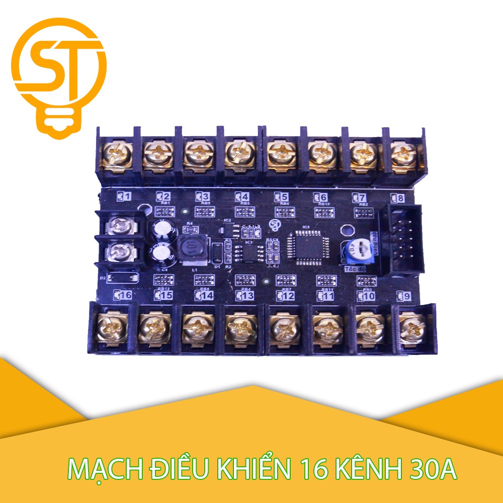 MẠCH LED VẪY 4/6/8/12/16 KÊNH ONELED CÔNG SUẤT 30A