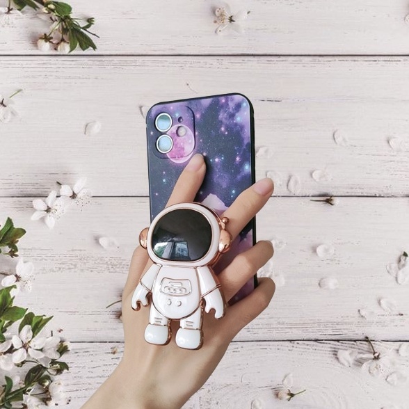 [Giá đỡ phi hành gia] Ốp điện thoại iphone phi hành gia vũ trụ chống sốc bvc ốp iphone 6/6s/7/8/plus/x/xr/xsmax/11/12pro