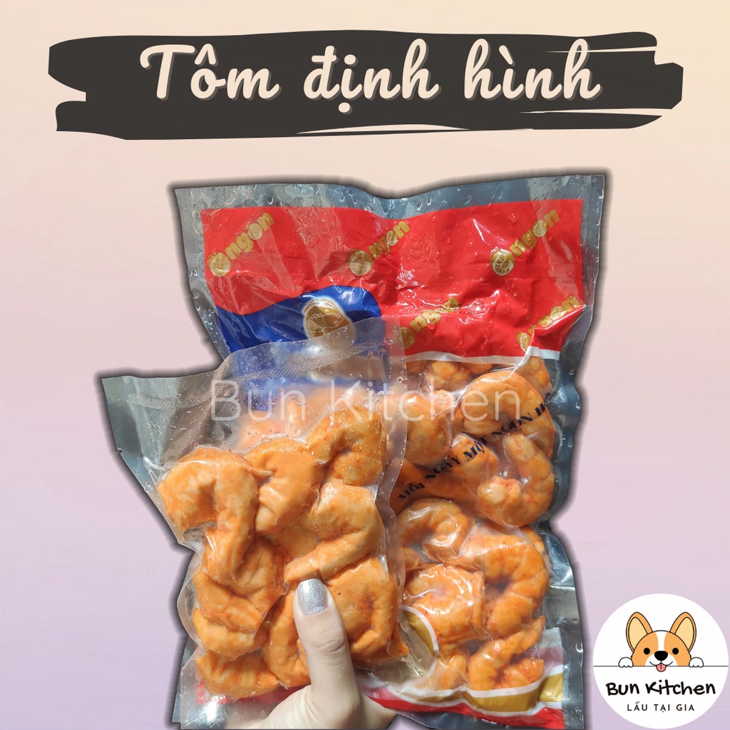 Tôm định hình surimi - Viên chiên xiên que, viên thả lẩu Việt