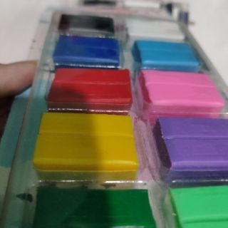 Vỉ 10 màu đất sét polymer clay