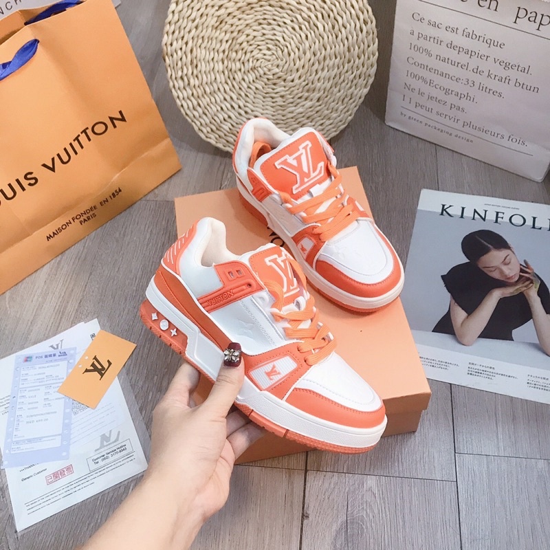 Giày thể thao lờ màu cam ghi hàng siêu cấp fullbox