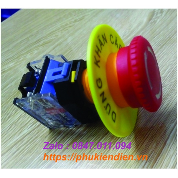 Tem mác nút dừng khẩn cấp phi 22