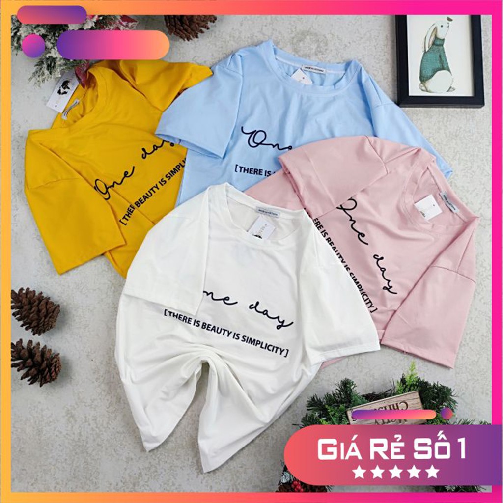 Áo thun nữ tay lỡ phông form rộng cao cấp chất Cotton oversize siêu dễ thương cực đẹp giá rẻ A01