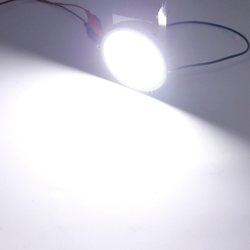 Bộ 2 Đèn LED COB DRL DC12V 90mm Ánh Sáng Trắng Chuyên Dụng Cho Xe Hơi