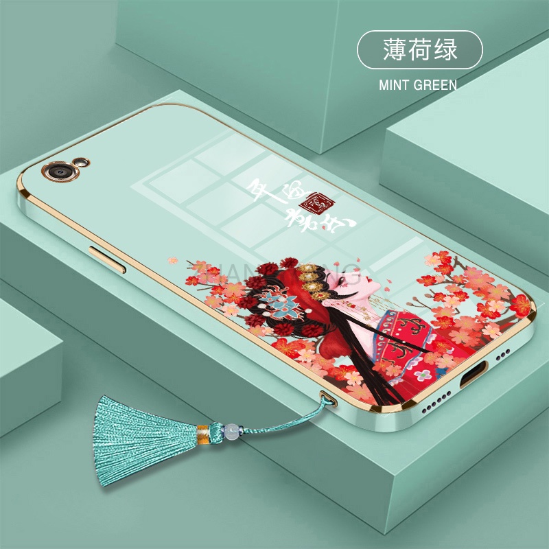 Ốp Điện Thoại TPU Silicon Mềm Viền Thẳng Có Dây Đeo Cho oppo f1s a83 a37 a57