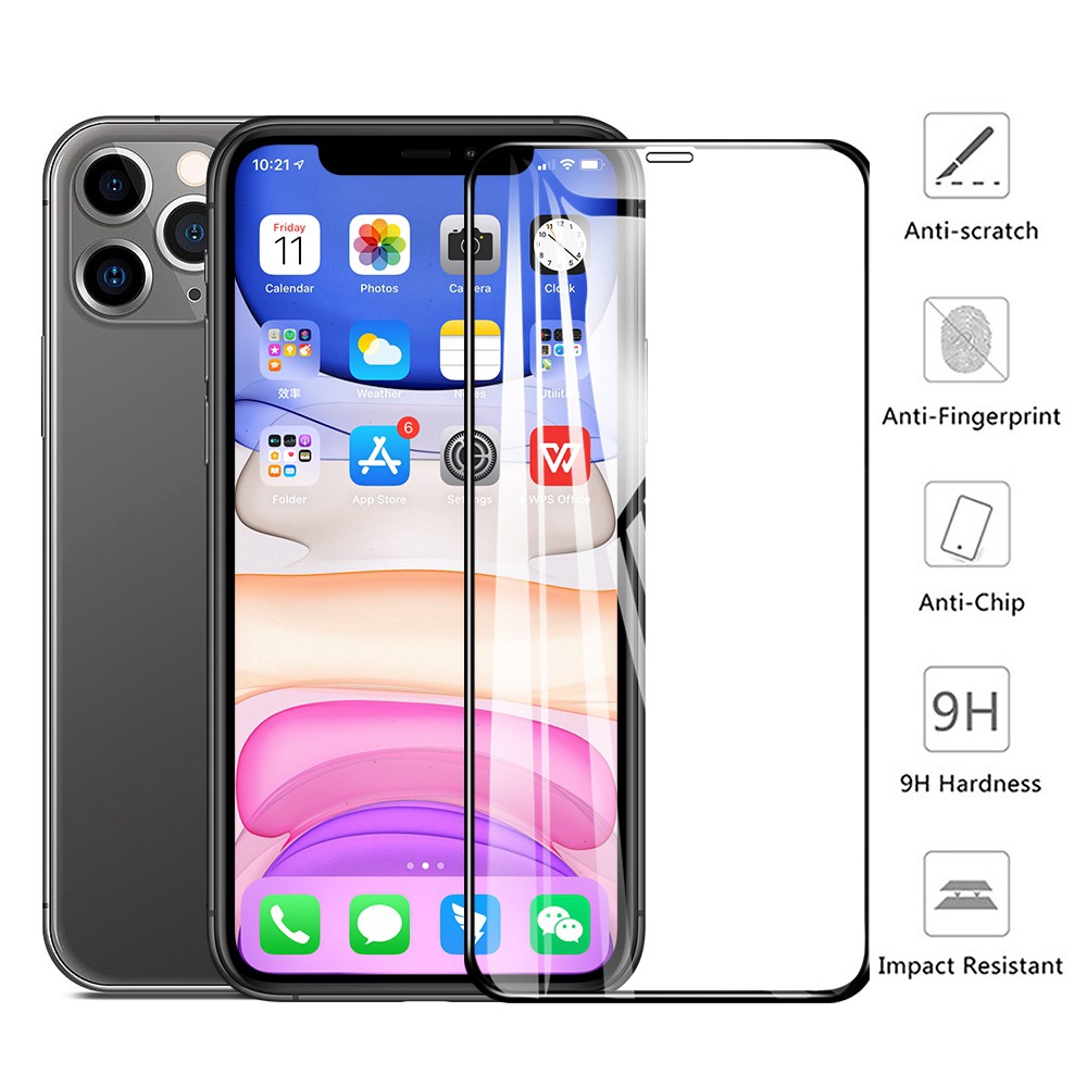 Kính Cường Lực Bảo Vệ Màn Hình Cho Iphone 11 Pro Max 2019 X Xr Xs Max Kèm Phụ Kiện