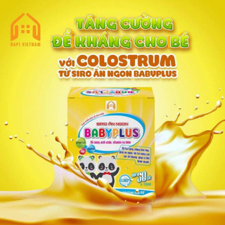 BABYPLUS - Siro Ăn Ngon Ngủ Ngon, Giúp Bé Tăng Cân, Tiêu Hoá Tốt, Tăng Cường Đề Kháng, Hết Táo Bón (baby plus)