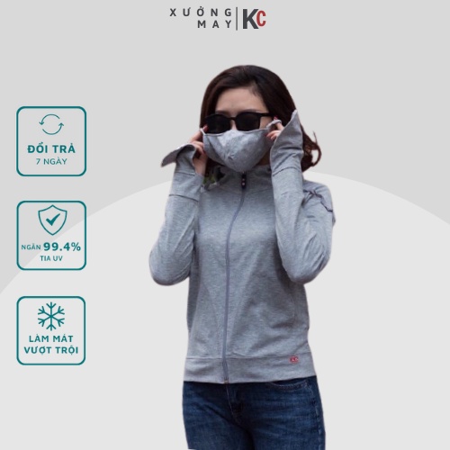 Áo chống nắng nữ cotton Nhật năm 2022