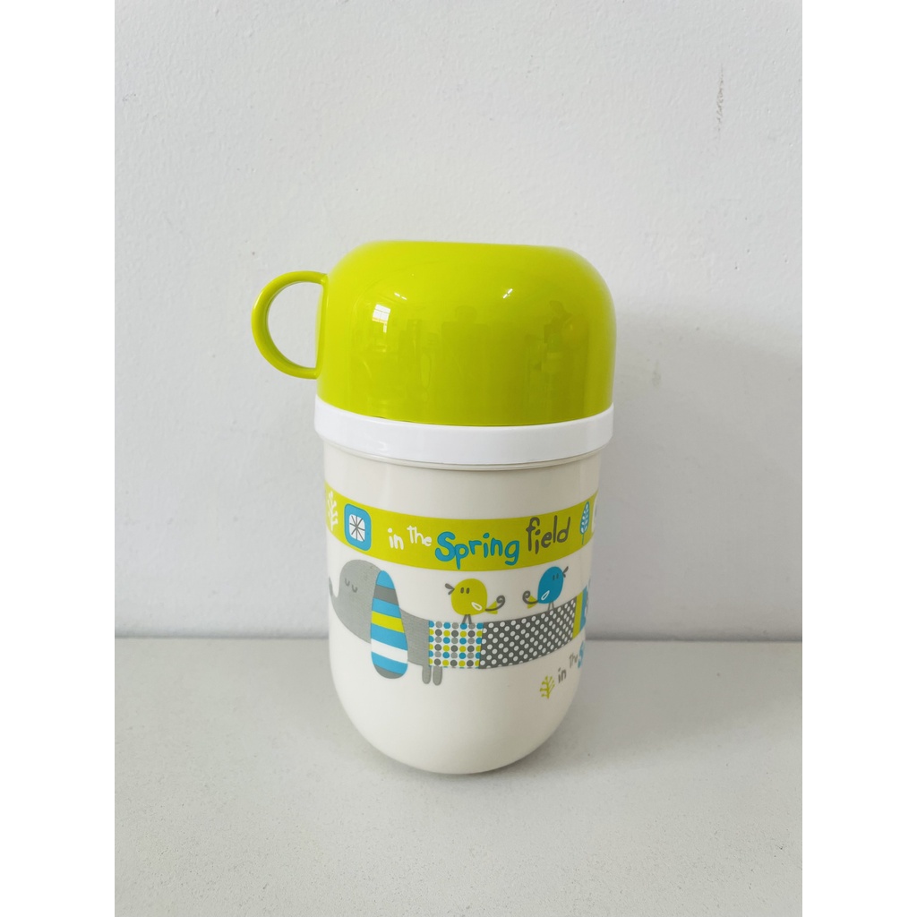 Ca Nhựa 2 Lớp Giữ Nhiệt 250ML PN517E - Hàng Nhập Khẩu Thái Lan