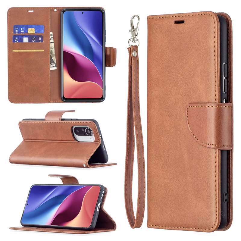 Leather Case Sheep Pattern OPPO A92 A72 A52 A31 A5 A9 2020 A5X Full Protection Flip Wallet Card Bracket Cover Casing Magnetic Attraction Soft Cover Casing BINFEN COLOR Phone Case Protective Shell