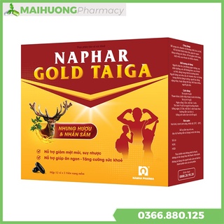 [Chính Hãng] Naphar Gold Taiga Bổ sung các vitamin và khoáng chất cho cơ thể.