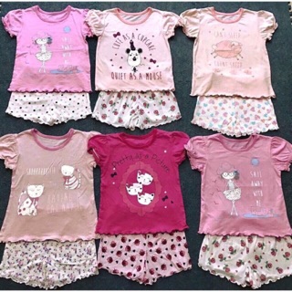 Bộ bé gái Matalan cộc tay 12m-5T