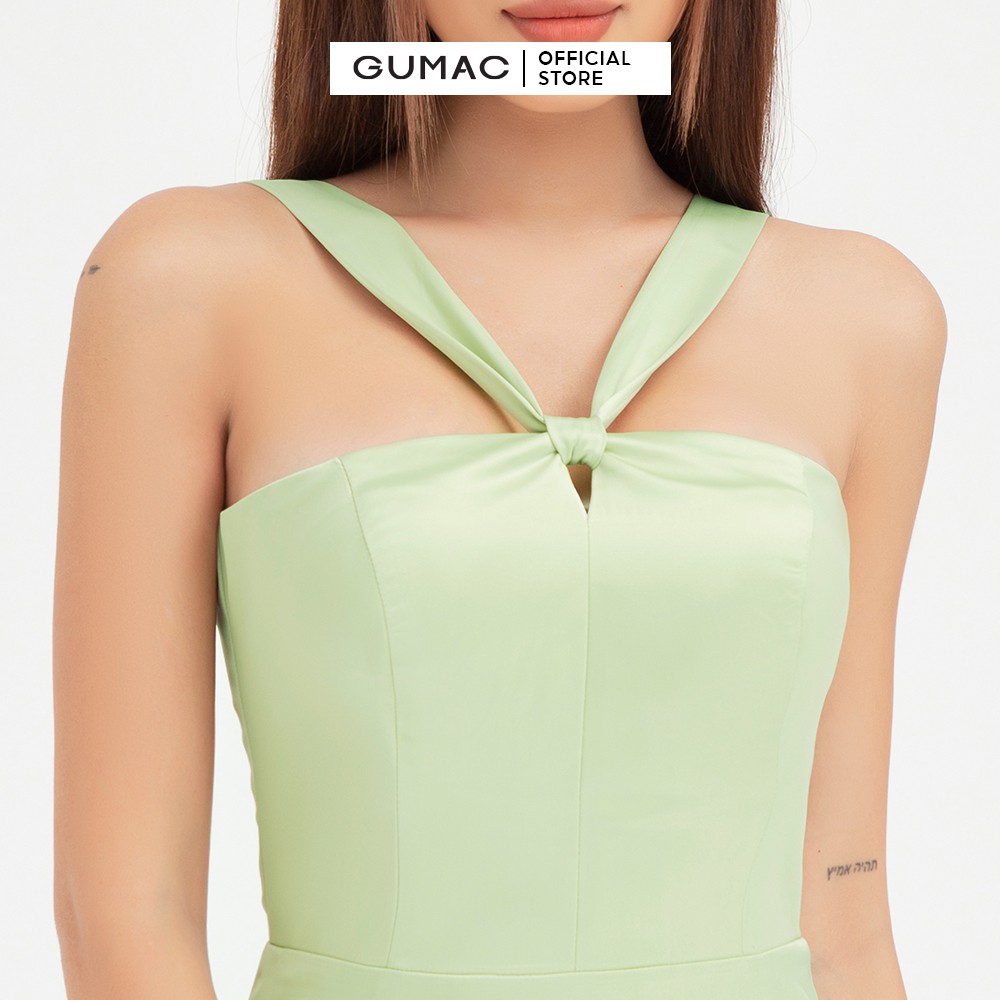 [Mã WABRGULUV giảm tới 100K đơn 249K] Đầm nữ cách điệu cúp ngực GUMAC phong cách sang trọng DB471 | BigBuy360 - bigbuy360.vn