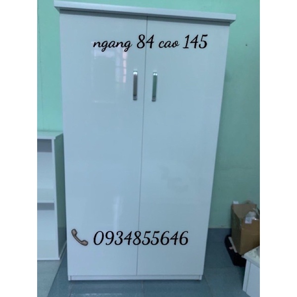 Tủ nhựa đài loan 2 cánh cao 1m45