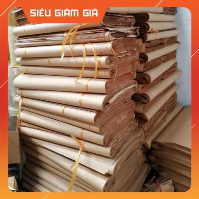 Giấy Xi Măng - Giấy Kraft Gói Hàng Tiêu Chuẩn Combo 50 Tờ