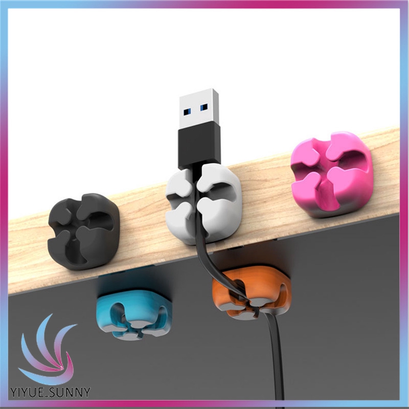 Kẹp giữ cáp sạc để bàn tiện dụng