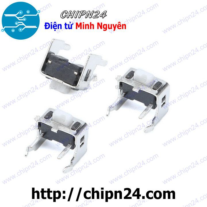 [10 CÁI] Nút nhấn 2 chân 3x6x5mm DIP cong