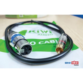 Dây canon cái ra hoa sen Kiwi dài 0.8m