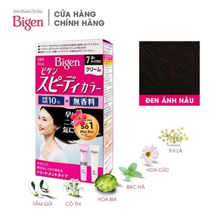 Thuốc nhuộm tóc Bigen phủ bạc Nhật Bản 80g