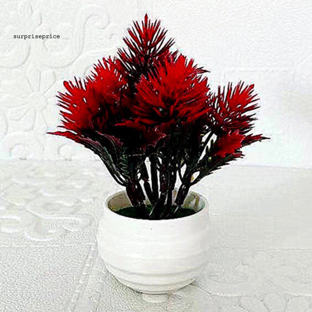 1 bộ cây bonsai nhân tạo bằng nhựa cỡ lớn không phai màu trang trí nhà cửa