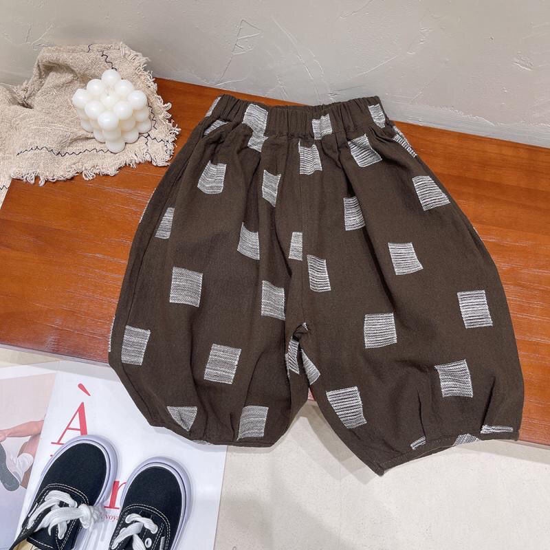 [Babycat Hàng Có Sẵn Quần Đùi Cotton Dáng Rộng Phong Cách Nhật Hàn Thời Trang Mùa Hè Hàn Quốc 2022 Dành Cho Bé Trai