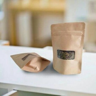 [1kg /1 size] túi zip giấy cửa sổ