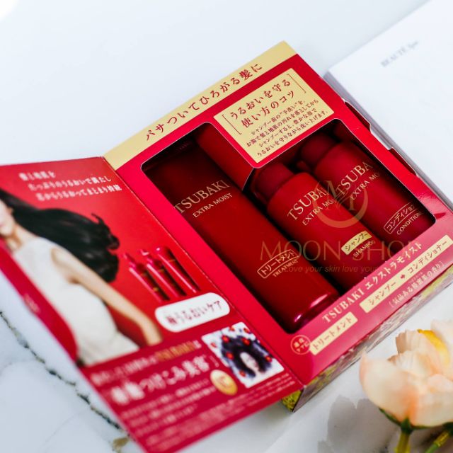 Set Gội Xả Mini Tsubaki Siêu Xinh