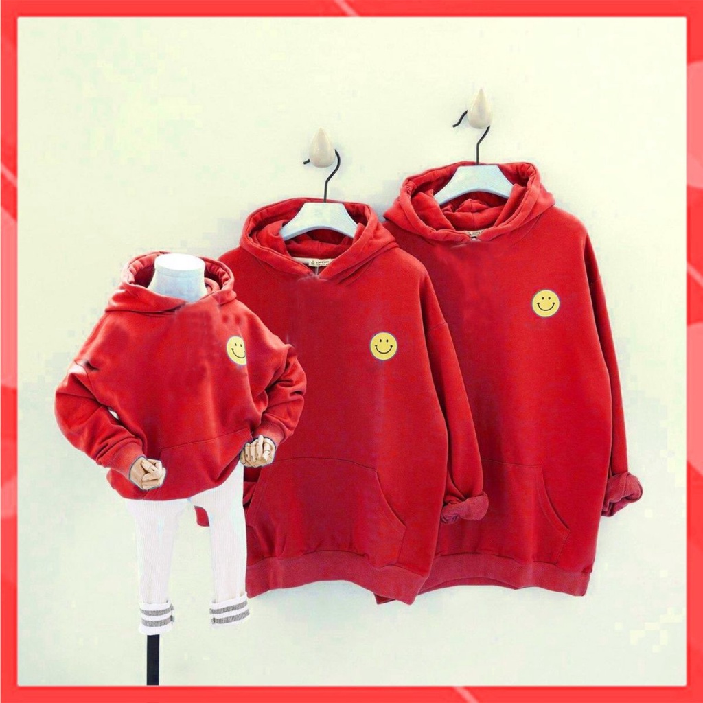 o Gia đình Dài Tay Familylove - Mẫu Áo Gia đình Hoodie Dài Tay Logo mặ