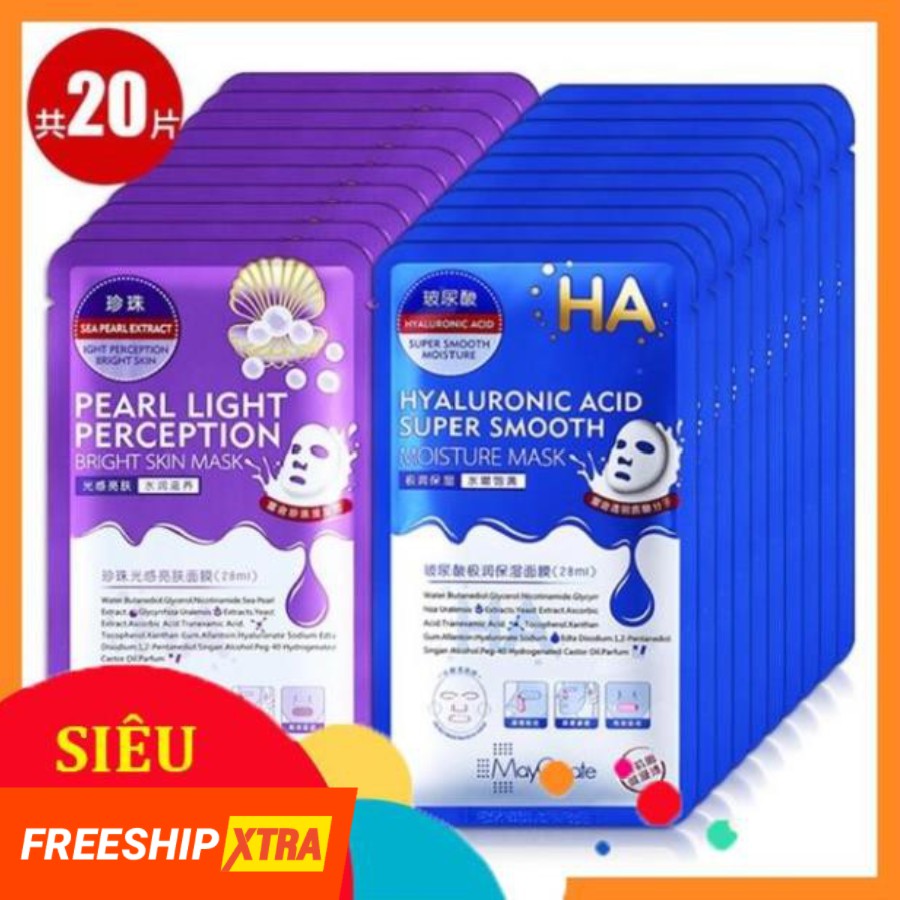 Mask HA Maycreate nội địa Trung set 20 mask