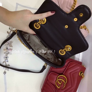  Túi chữ G trần ô size22